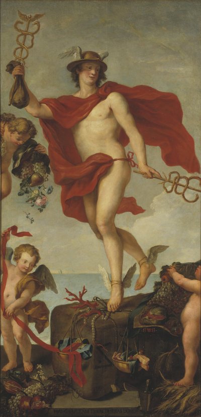 Mercury Departing from Antwerp (Fragment) by Peter Paul Rubens