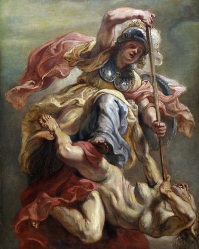 Minerva as Wisdom Conquering Sedition by Peter Paul Rubens