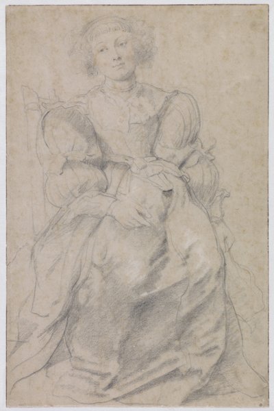 Portrait of Hélène Fourment, c.1630-31 by Peter Paul Rubens
