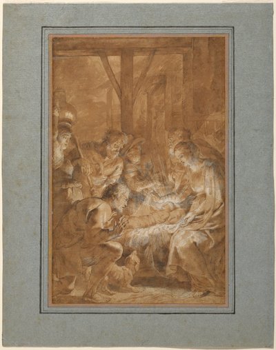 The Adoration of the Shepherds by Peter Paul Rubens