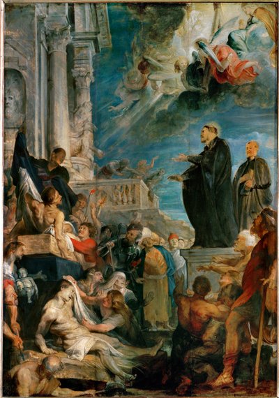 The Miracles of Saint Francis Xavier by Peter Paul Rubens