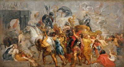 The Triumphal Entry of Henry IV into Paris, Between 1627 and 1630 by Peter Paul Rubens