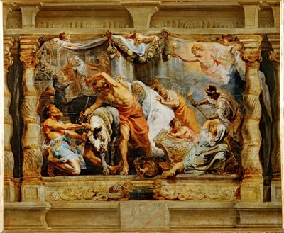 The Triumph of the Eucharist over Idolatry by Peter Paul Rubens