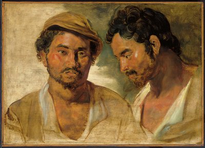 Two Studies of a Man, Head and Shoulders by Peter Paul Rubens