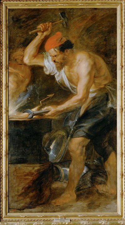 Vulcan Forging the Lightning of Jupiter by Peter Paul Rubens
