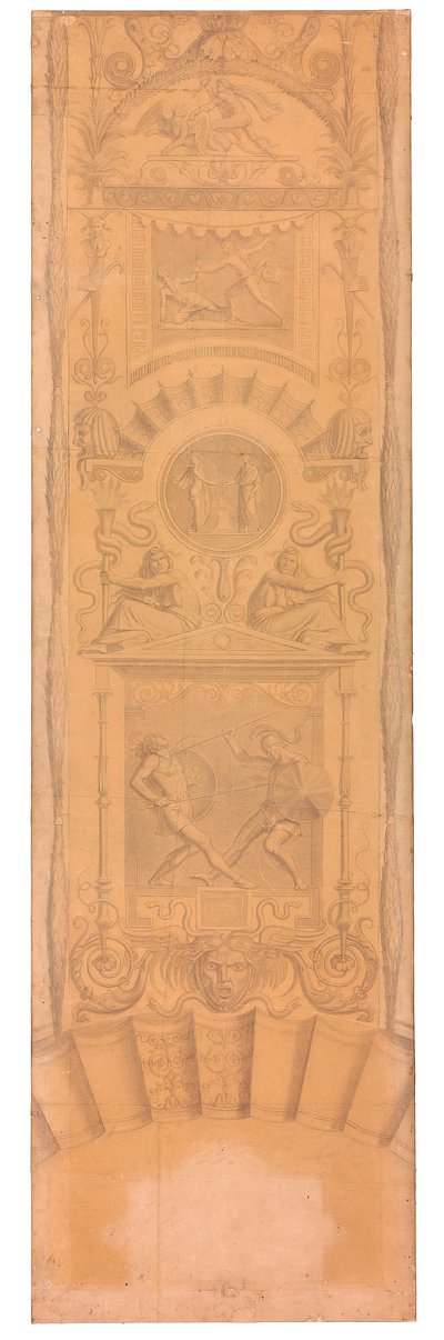 Arabesque with Depictions of Oedipus, Eteocles, and Polynices by Peter von Cornelius