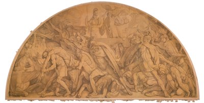 The Battle for the Body of Patroclus by Peter von Cornelius