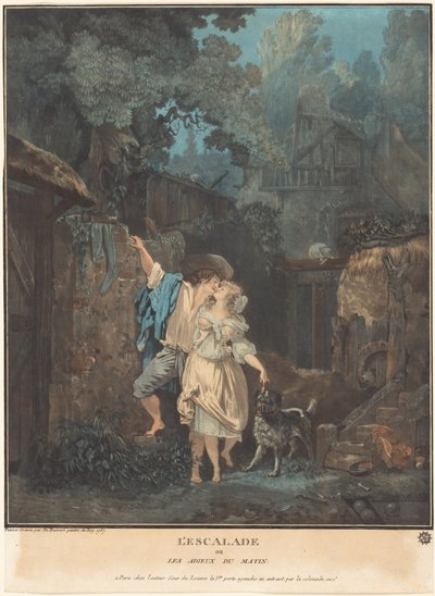 The Escalade, or the Morning Farewells by Philibert-Louis Debucourt