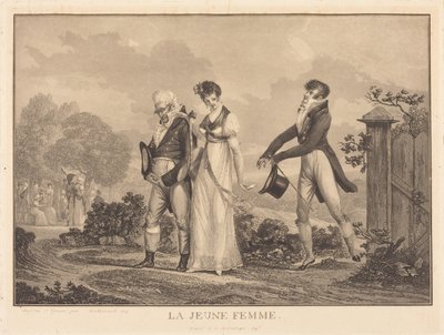 The Young Woman by Philibert-Louis Debucourt