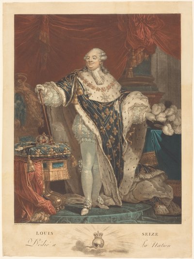 Louis XVI by Philibert-Louis Debucourt