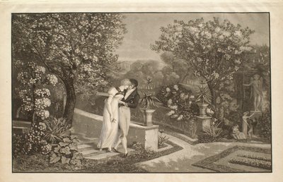 Spring, or, The Lovers by Philibert-Louis Debucourt