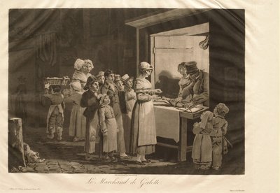 The Pancake Seller by Philibert-Louis Debucourt