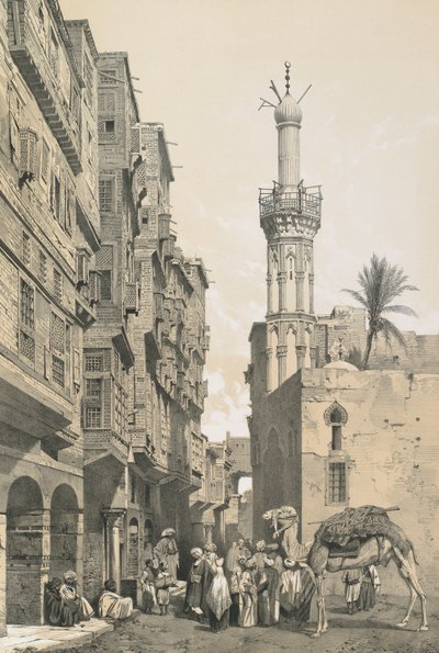 A Street in the City of Rosetta by Philibert Joseph Girault de Prangey