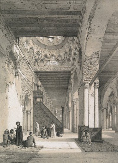 Mosque of Ibn Toulon by Philibert Joseph Girault de Prangey
