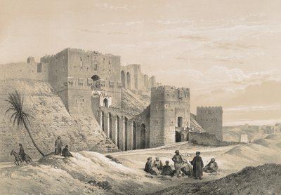 The Citadel of Aleppo by Philibert Joseph Girault de Prangey
