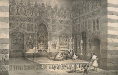 An Iwan in Damascus by Philibert Joseph Girault de Prangey