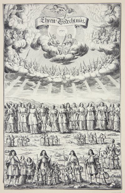 The Lord Assigns Duties to the Three Estates by Philip Galle