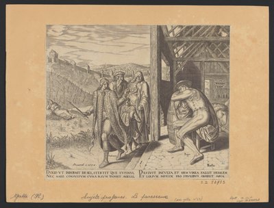 The Idler Sleeping in the Field And at Home by Philip Galle