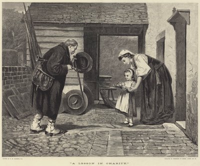 A Lesson in Charity by Philip Hermogenes Calderon