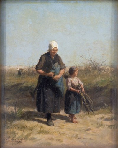Returning from Labour by Philip Lodewijk Jacob Frederick Sadee