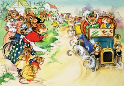 Town Mouse and Country Mouse by Philip Mendoza