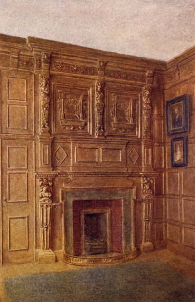 Chimney-piece and part of Room at No 4 Coleman Street by Philip Norman