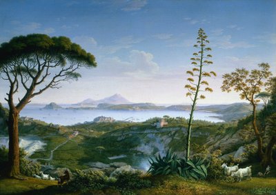 View of the Gulf of Pozzuoli from Solfatara by Philipp Hackert
