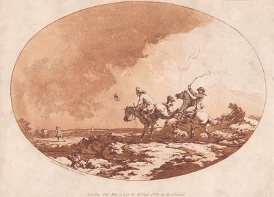 A Windy Day by Philippe-Jacques de Loutherbourg