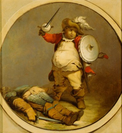 Falstaff with the Body of Hotspur by Philippe-Jacques de Loutherbourg