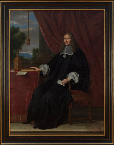 Portrait of a Gentleman Le Camus in Official Robes by Philippe de Champaigne