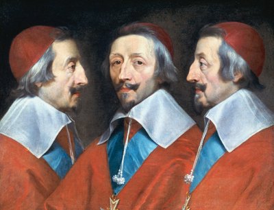 Cardinal Richelieu, French Prelate and Statesman by Philippe de Champaigne