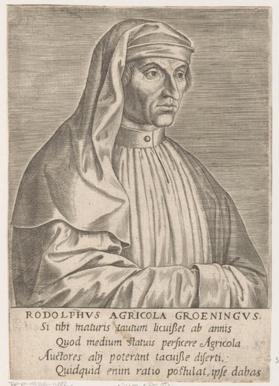 Portrait of Rudolf Agricola by Philips Galle