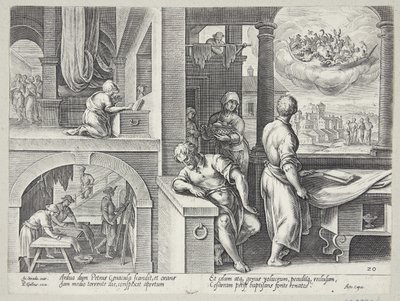 The Vision of St. Peter by Philips Galle