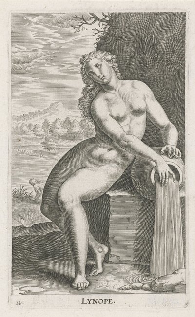 Water Nymph Linope by Philips Galle
