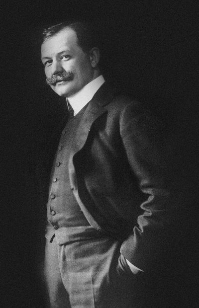 Portrait of the Composer Franz Lehár, 1870-1948 by Photo studio E. Bieber.