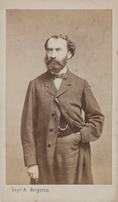 Portrait of the Composer Prosper Pascal by Photo studio Legé and Bergeron.