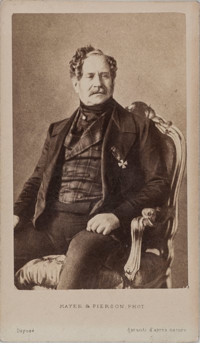 Portrait of Count Nikolai Alexeyevich Orlov, c. 1875 by Photo studio Mayer and Pierson.