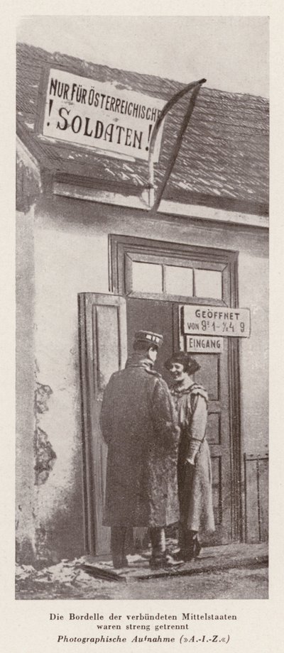 Brothel restricted to Austrian soldiers by Photographer Austrian
