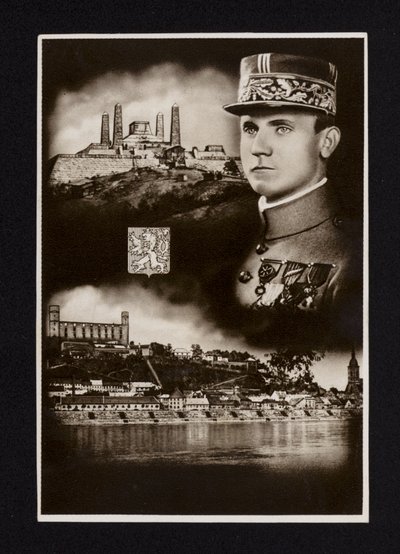 Milan Ratislav Stepanik, Slovak soldier and general in the French Army in the First World War and Minister of War for Czechoslovakia by Photographer Czech