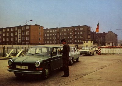 According to the Arrangement between the Government of the German Democratic Republic and the Senate of West Berlin Visitors by Photographer German