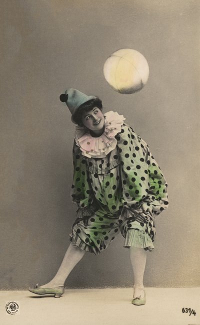 Girl Dressed as a Clown by Photographer German