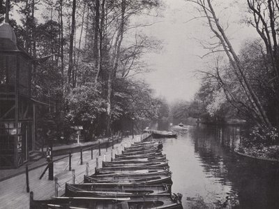 Im Tiergarten, Bootstation am Neuen See by Photographer German