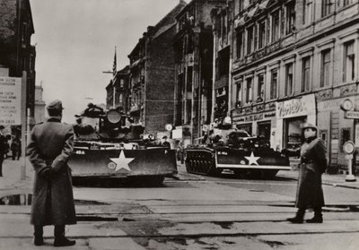 Particularly Serious Provocations Were Started Between 24 and 28 October 1961 When Heavily Armed US Soldiers, Supported by Tanks, Repeatedly Violated the State Frontier of the German Democratic Republic by Photographer German