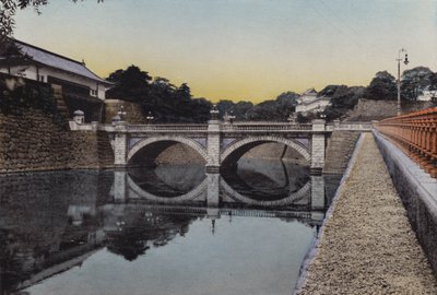 Japan, c.1912: Entrance to the Imperial Palace, Tokyo; Where Shoguns