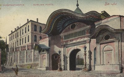 Sublime Porte, Constantinople by Photographer Turkish