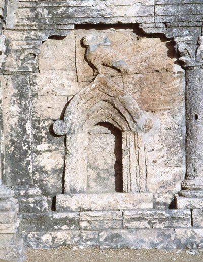 View of stupa of two-headed eagle of ancient Sirkap archaeological area, Pakistan by Blaise Nicolas Le Sueur