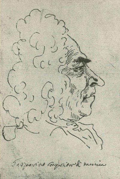 Francesco Gasparini by Pier Leone Ghezzi