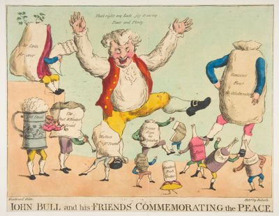 John Bull and His Friends Commemorating the Peace by Piercy Roberts