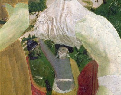 Baptism of Christ (detail) by Piero della Francesca