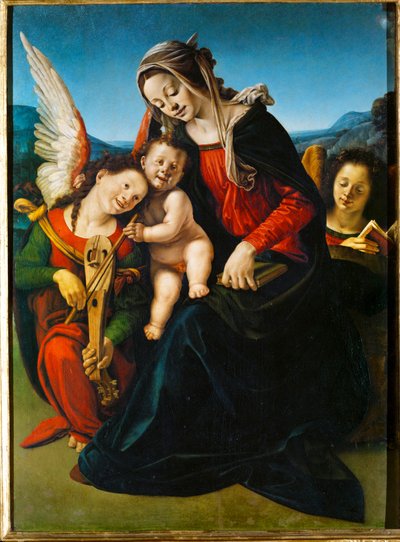 Madonna and Child with Angels by Piero di Cosimo